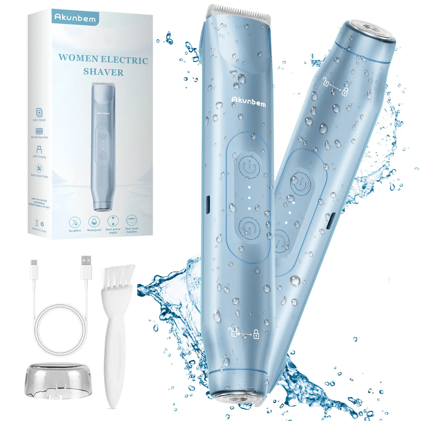GlowSkin Pro™ — Depiladora Eléctrica Femenina