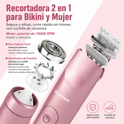GlowSkin Pro™ — Depiladora Eléctrica Femenina