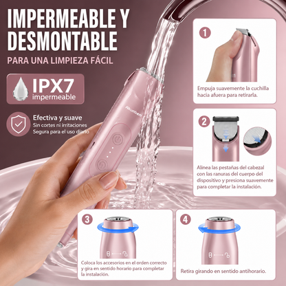 GlowSkin Pro™ — Depiladora Eléctrica Femenina