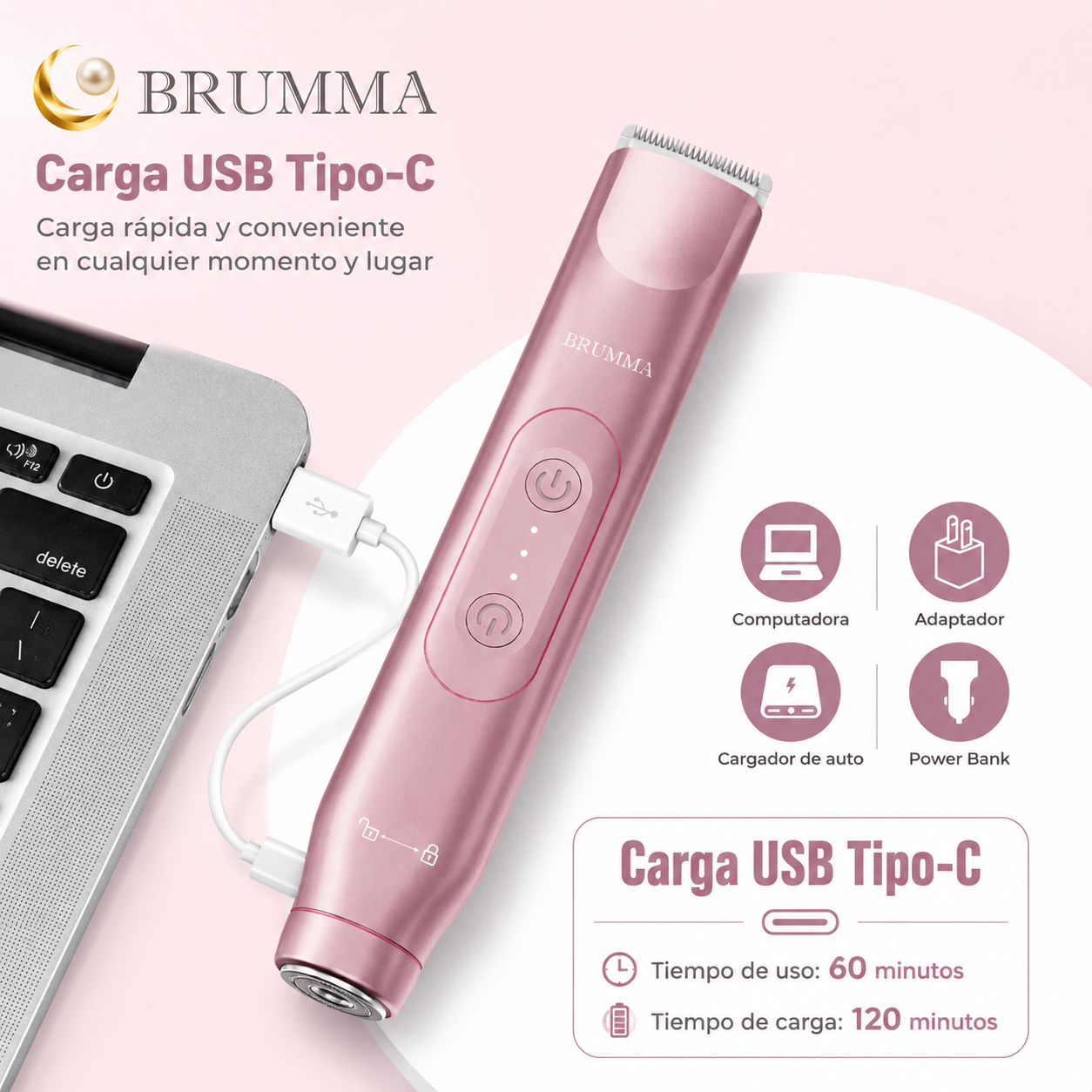 GlowSkin Pro™ — Depiladora Eléctrica Femenina